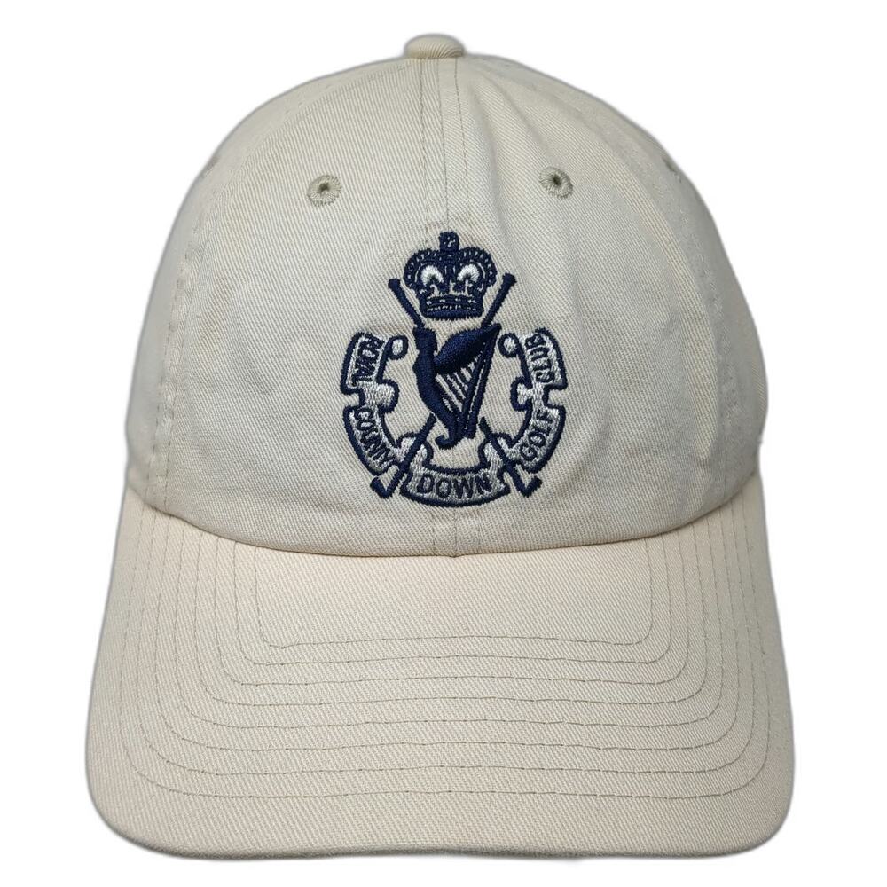 American Needle Royal County Down Golf Club Hat Beige One Size Baseball Cap